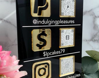 Custom Your Business QR Code Sign Large Size