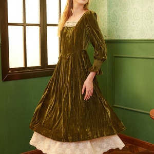 Petticoat Halber Slip Baumwolle Damenrock Verlängerungskleid Vintage Unterrock mit Blumenranke Spitzenstickerei Bild 7