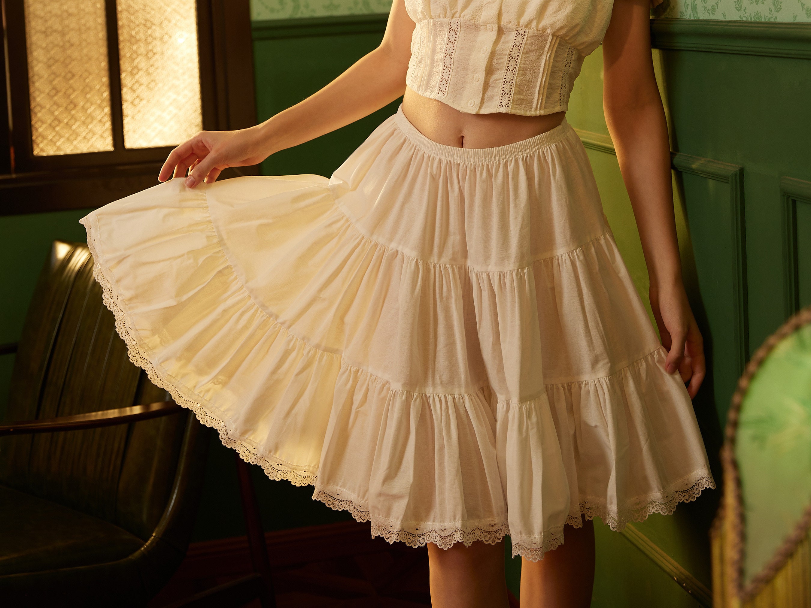 White Lace Petticoat 