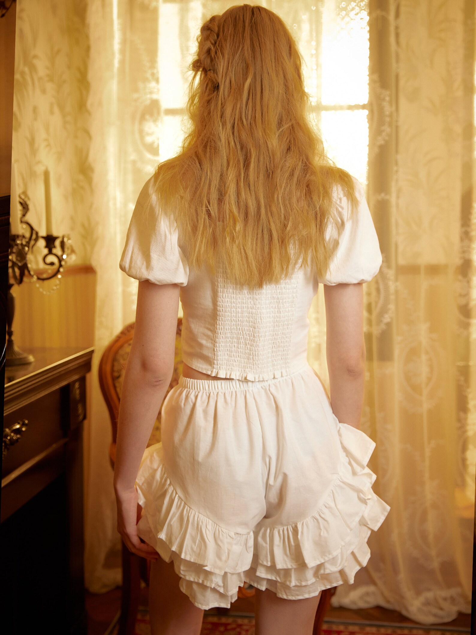 Cotton Bloomers Women Bloomer Shorts Pantaloons Victorian Frilly Bloomers Pajama Summer Shorts