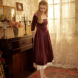Petticoat-Halbrutsch-Damenrockverlängerung aus Baumwolle, A-Linien-Unterrock mit eingefasster Spitze und elastischem Bund in drei Längen, Elfenbeinfarben Bild 6