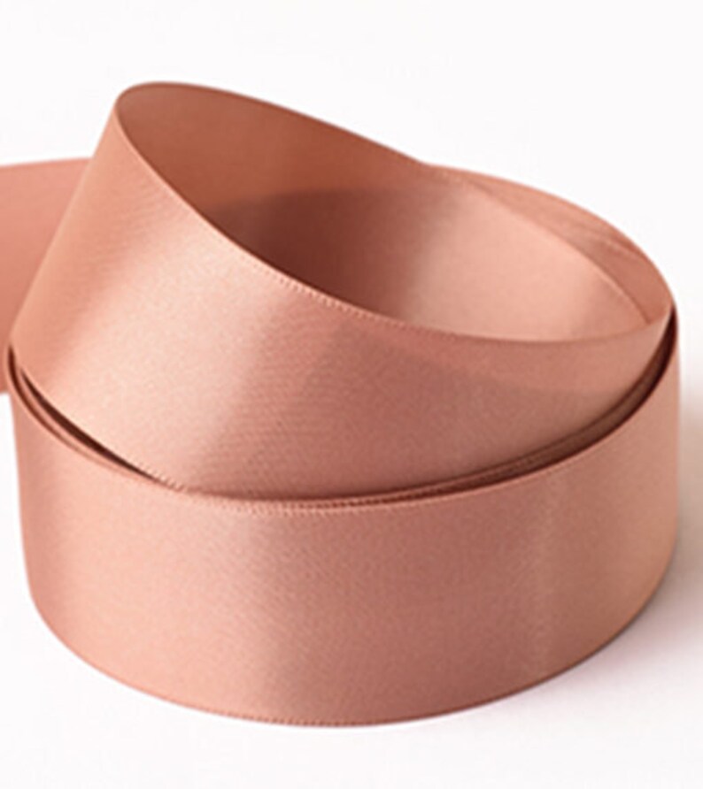 Christening Baptism Anniversary 15mm Rose Gold satin ribbon Personalised printed for Wedding Birthday