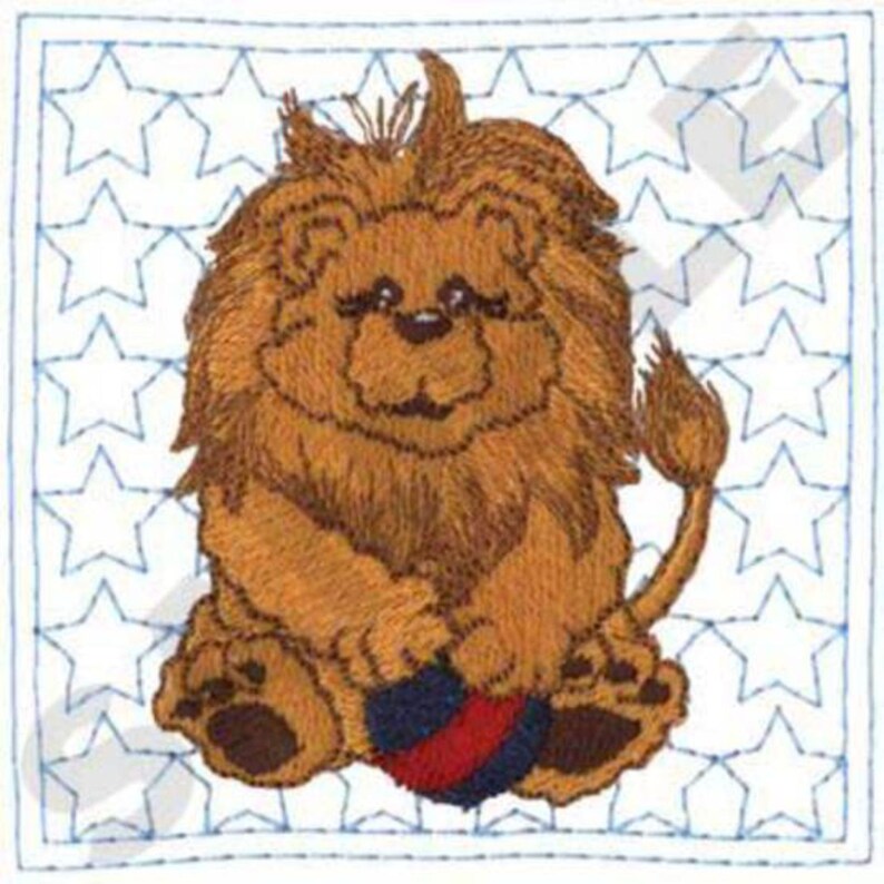 Puppy 3 Pig Embroidery Designs Rabbit Children/'s Lion Monkey Duckling Tiger Lamb Cow
