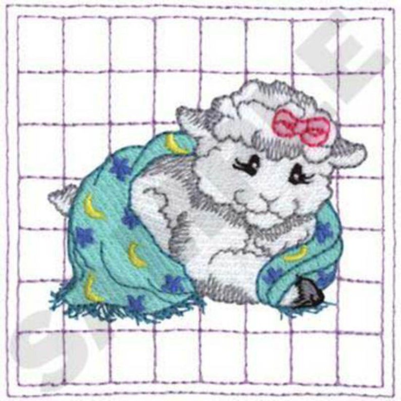 Puppy 3 Pig Embroidery Designs Rabbit Children/'s Lion Monkey Duckling Tiger Lamb Cow