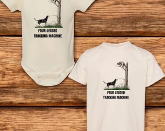 Coon Hunting Toddler Onesie or T-shirt - Cute Baby Hunting Outfit - Hunter in Training