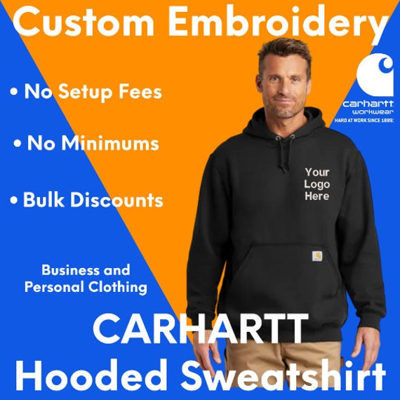 Embroidered carhartt hoodies new arrivals