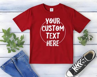 Custom Logo Design, Your Logo Here,  Company Logo, Team Logo, Your Text Here, Create Your Graphic Logo, Add Text, Personalized Logo T Shirt,
