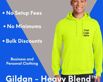 Custom Printed Business Logo  Hoodie, Your Logo on Hoodie Back, Custom Text Hoodies with logo, Personalized Hoodie, Monogrammed Hoodie