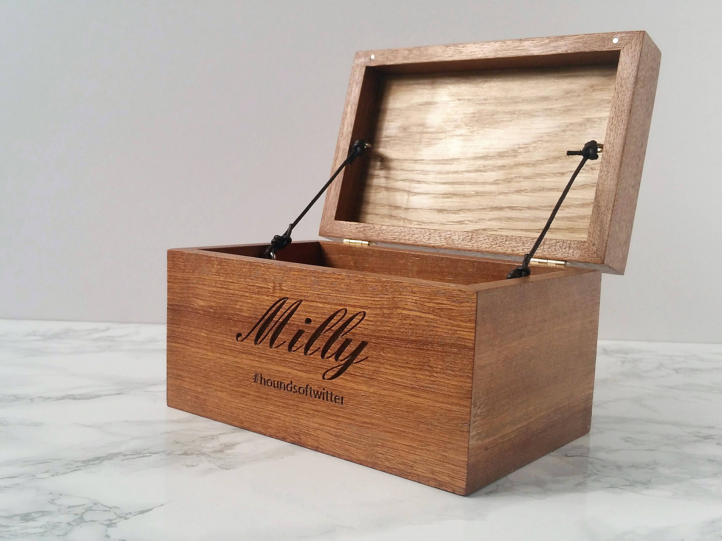 Personalised Pet Memorial Box Dog Keepsake Box Cat Memory Etsy