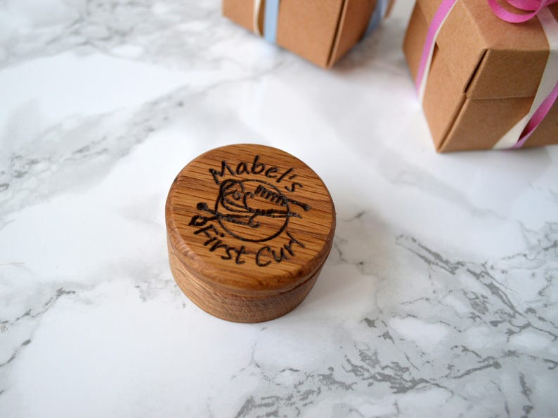 baby's first curl keepsake box