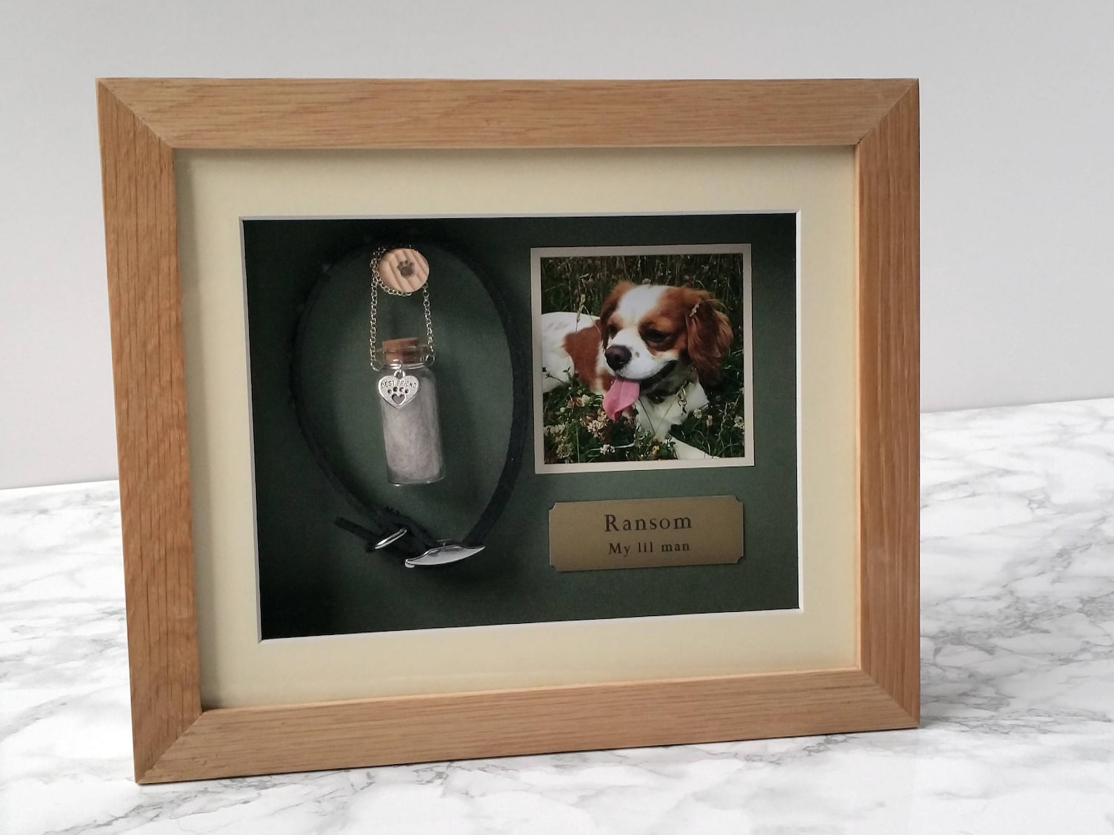 Pet Memorial Shadow Box Frame Personalised Pet Loss Gifts