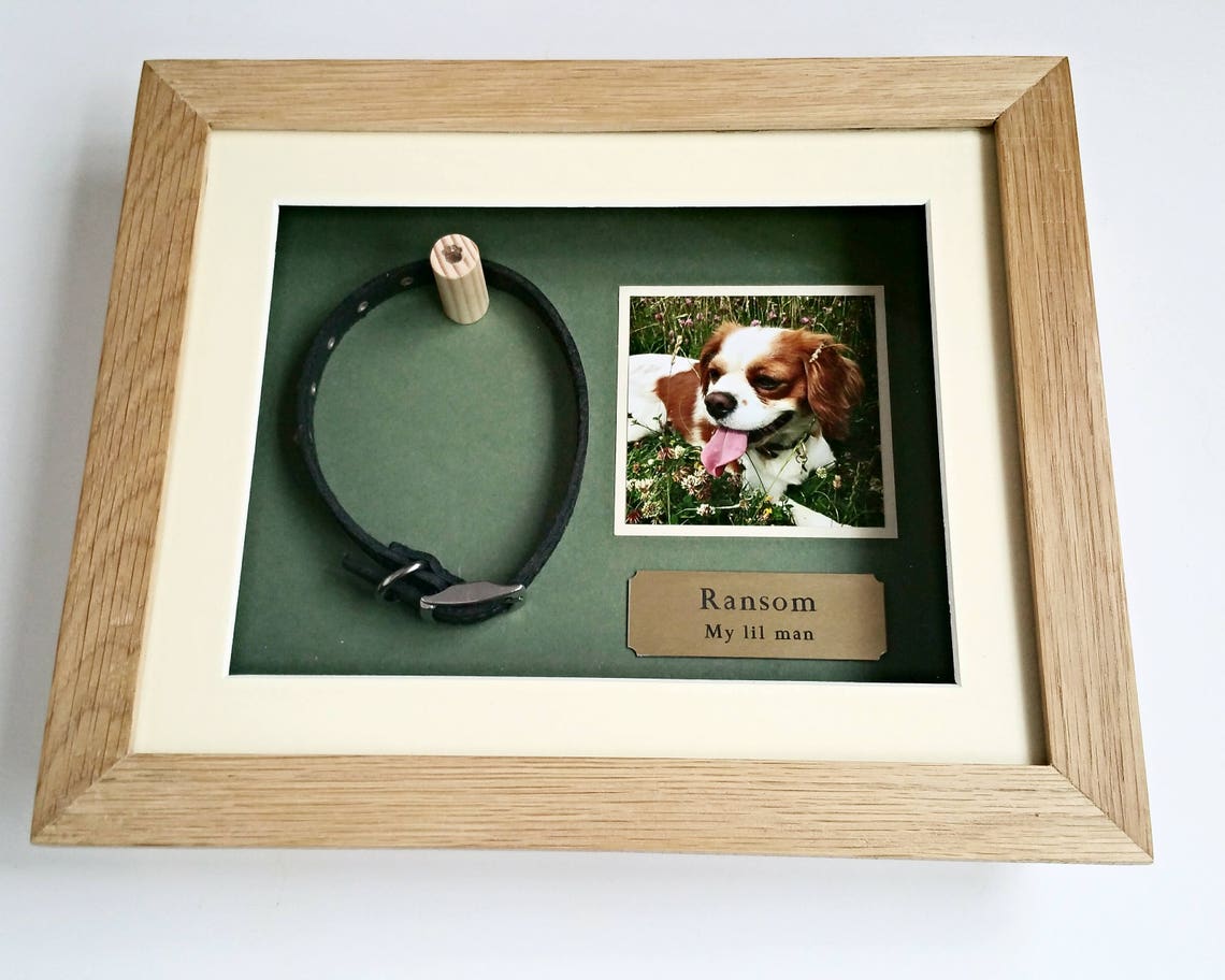 Pet Memorial Shadow Box Frame Personalised Pet Loss Gifts