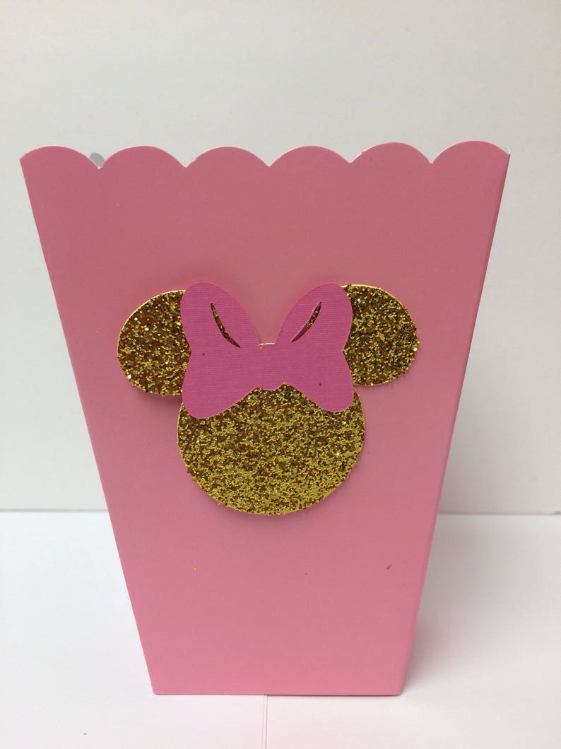 Minnie Mouse Inspired Treat Boxes/popcorn Boxes-set of 10 | Etsy