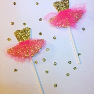 Ballerina tutus - cupcake toppers