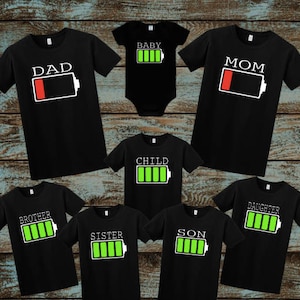 Pajamas Family Battery Etsy