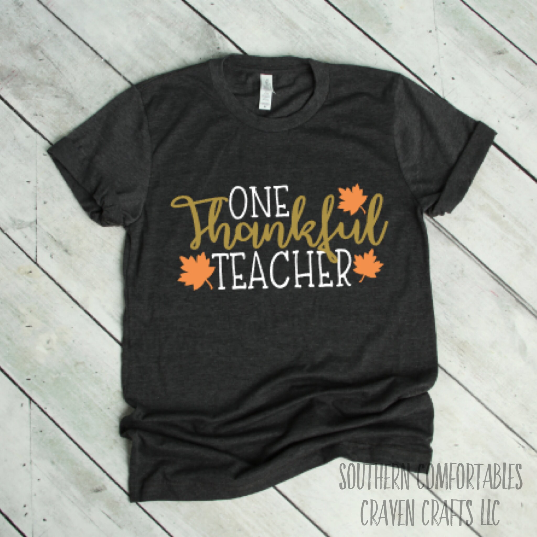 One Thankful Teacher Thanksgiving Shirt 