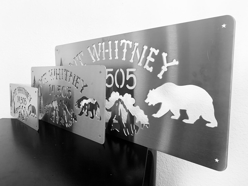 Whitney Sign Whitney Summit Sign - Etsy