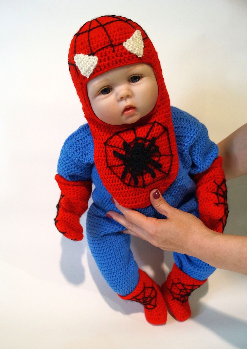 Spider Man Costume Crochet PDF Pattern Spiderman Costume | Etsy