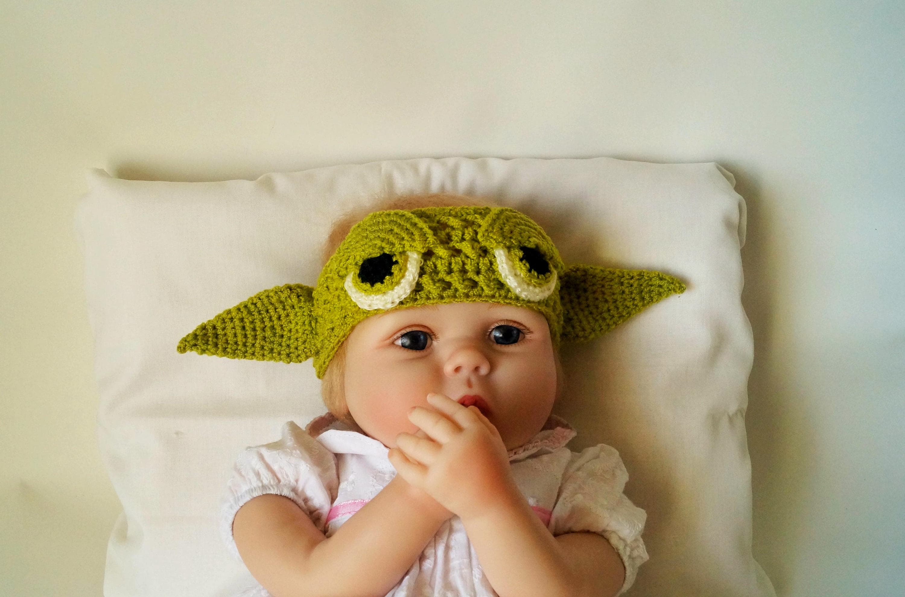 Baby Yoda Headband Crochet PDF Pattern Star Wars Patterns Etsy