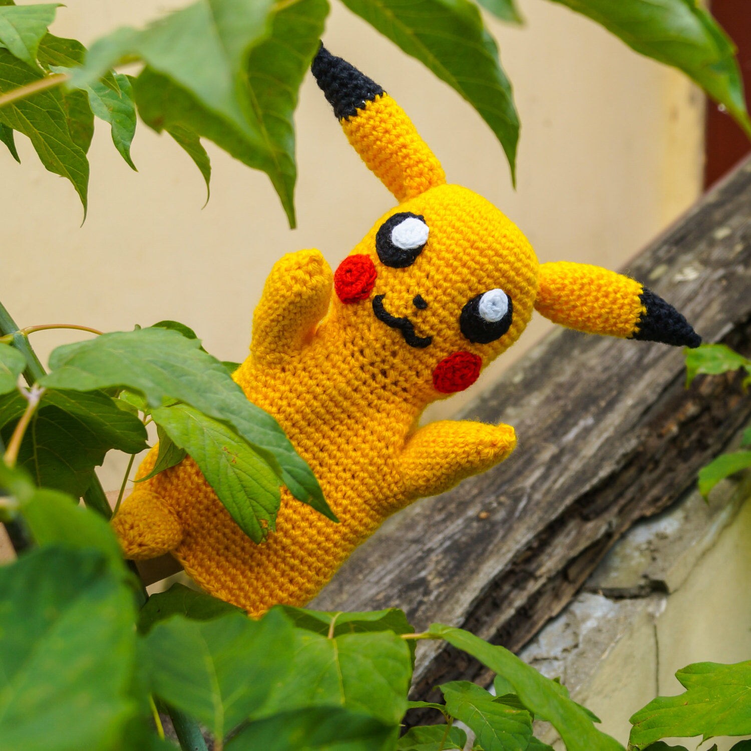 Pikachu Hand Puppet Crochet Pattern PDF Pokemon Toy Pokemon | Etsy