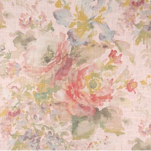 Macbeth Linen Curtains, 3 Colors, Floral Curtain Panels,Drapery Window Treatments,Valance, Tier Kitchen Cafe Curtains.Custom Drapes-UNLINED
