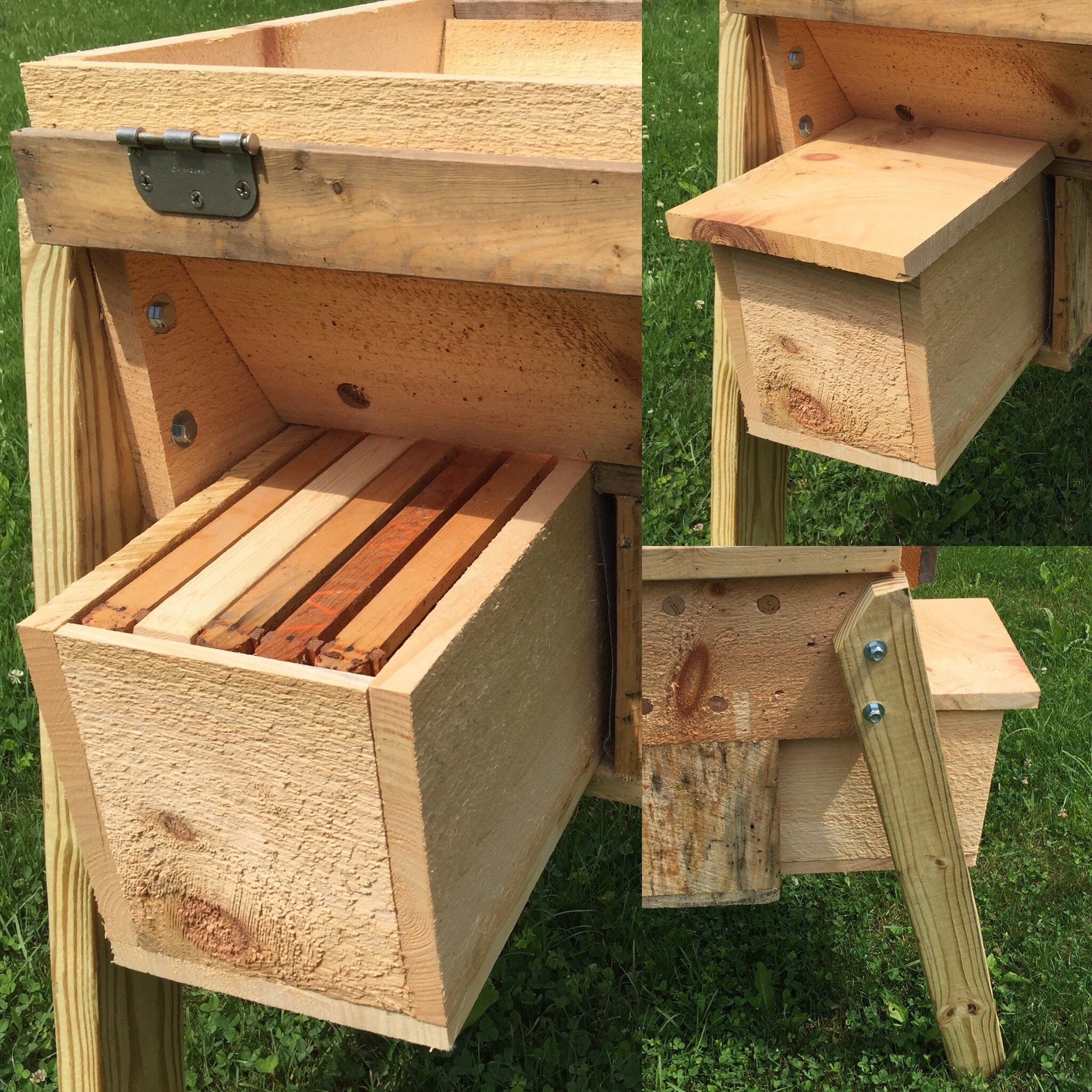 Accessories for Top Bar Honey Bee Hives Feeding Frame Comb Etsy