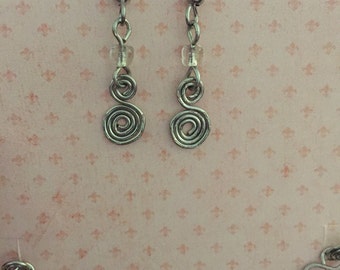 Kypress Swirl dangle earrings