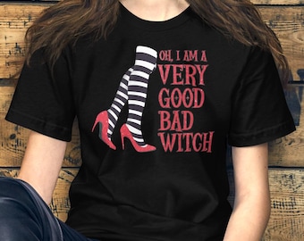 Wicked Witch T-shirt: Randiga ben och rubinröd klackar - Inspirerad av Trollkarlen från Oz