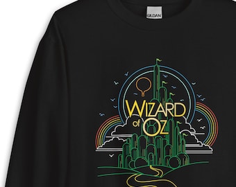Der Zauberer von Oz Sweatshirt: Emerald City Graphic Tee, Geschenk für Buchliebhaber