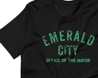 Emerald City Office Of The Mayor T Shirt, Wizard of OZ Shirt, Unisex Graphic Tee, Gift for Teacher, Aesthetic Outdoor Shirt