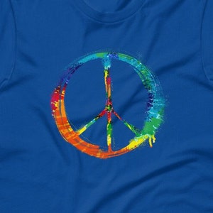 Peace Sign Short Sleeve T shirt, Unisex T shirt for Peace Lovers, Good Vibes Outfit, Unique Gift for Boyfriend