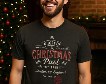 Christmas Carol, Ghost of Christmas Past Shirt, Victorian Holiday Design