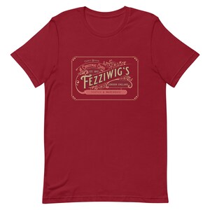 Unique Christmas Carol, Fezziwig's Shop, Unisex t-shirt, Scrooge and Marley,