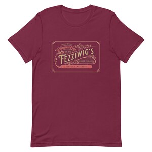 Unique Christmas Carol, Fezziwig's Shop, Unisex t-shirt, Scrooge and Marley,