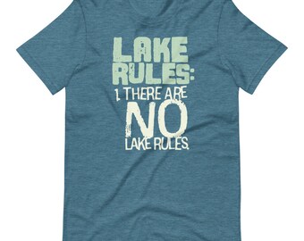 Every Day Is A Lake Day T Shirt, Printed Camping T Shirt, Unisex Short Sleeve Tee for Lake Vacation, Holiday Gift for Wife