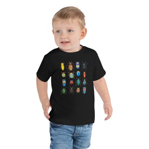 Customized Bugs t Shirt for Kids - Cute Toddler Shirts for Children - Cute Beetle/Bug Printed tees - Gift for Bug Lovers - Clothing for Kids