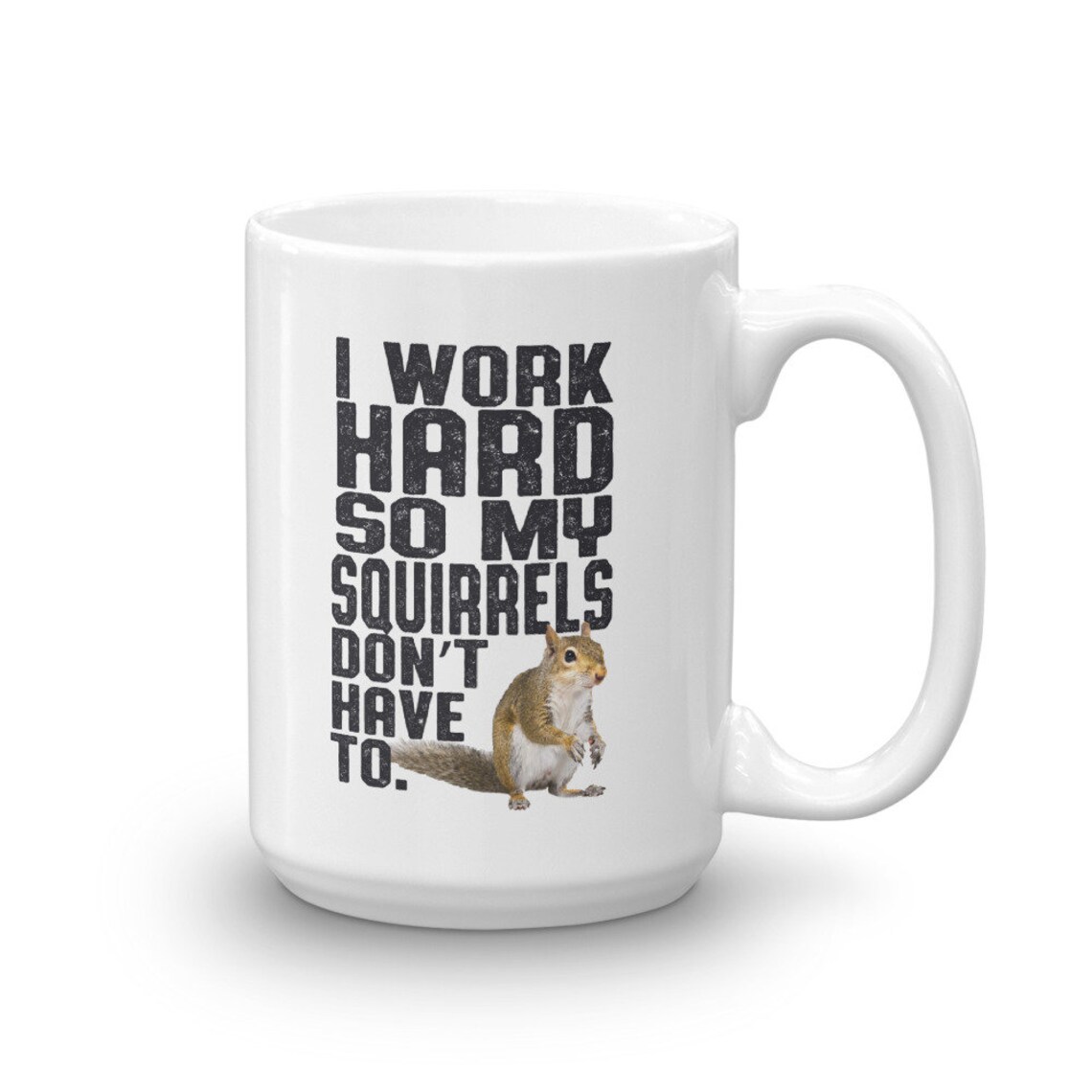 Funny Squirrel Gifts Funny Squirrel Printed Mug Squirrel Etsy