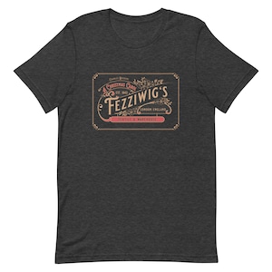 Unique Christmas Carol, Fezziwig's Shop, Unisex t-shirt, Scrooge and Marley,