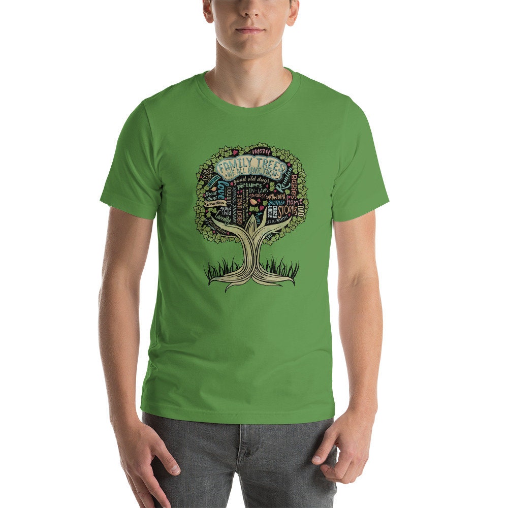 Family Trees We All Have Them Printed T Shirt Unisex Short - Etsy