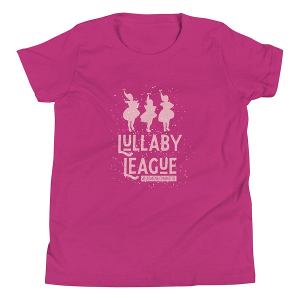 Wizard Of Oz, Lullaby League, Youth Short Sleeve T-Shirt, Welcome you to Munchkin Land, ballerinas adorable Oz Costume, Vintage