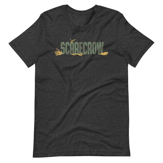 Scarecrow T-Shirt: Unisex Fall Halloween Costume  cotton Tee