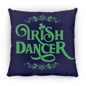 Irish Dancer Pillow, travel pillow for dancer, customized pillow for Irish Dance, Celtic Music