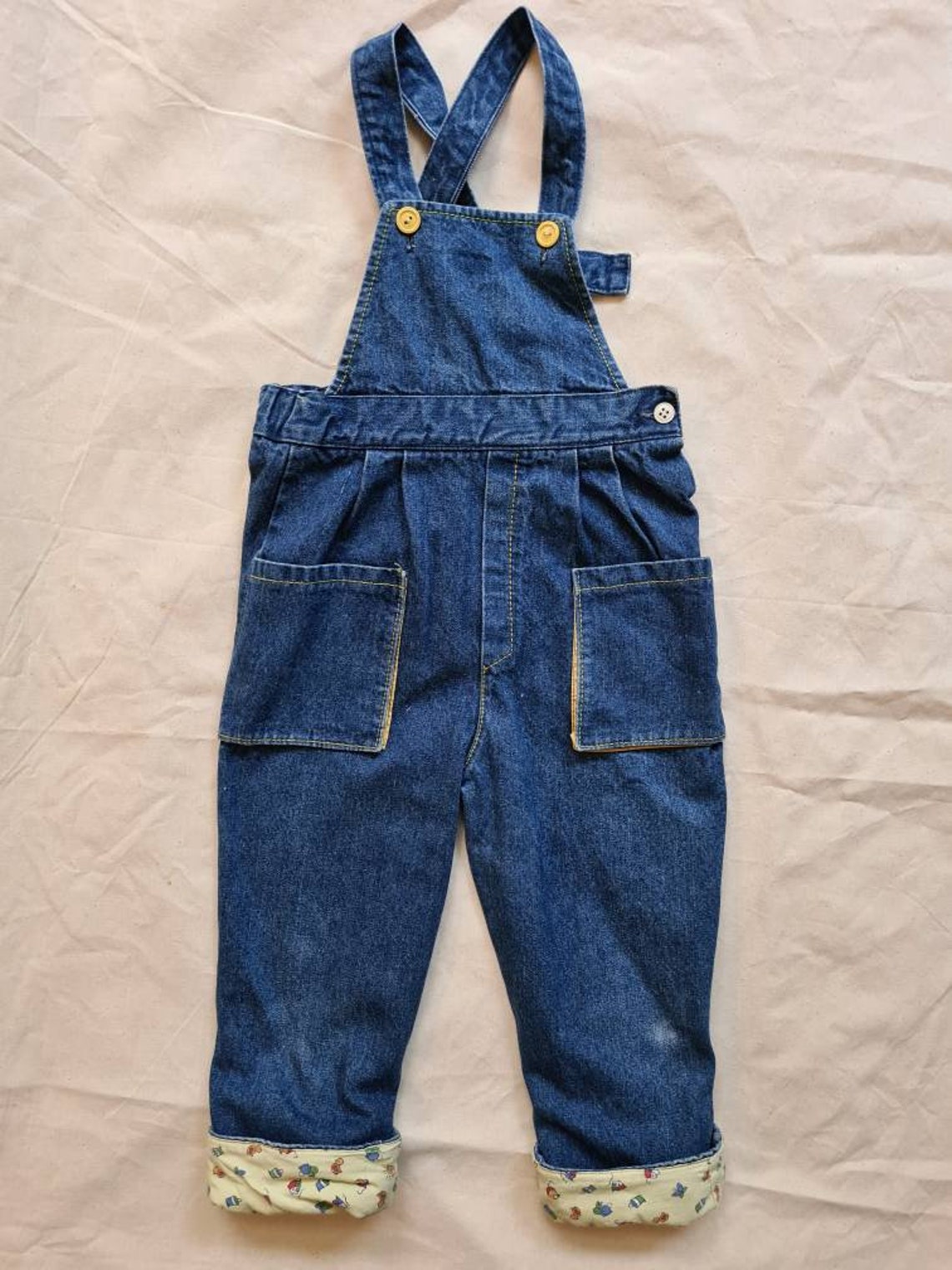 Vintage denim 80ies overalls | Etsy