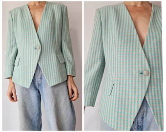 Laura Biagiotti Wool Jacket: Italian Made Preppy Outfit, Size L - Etsy