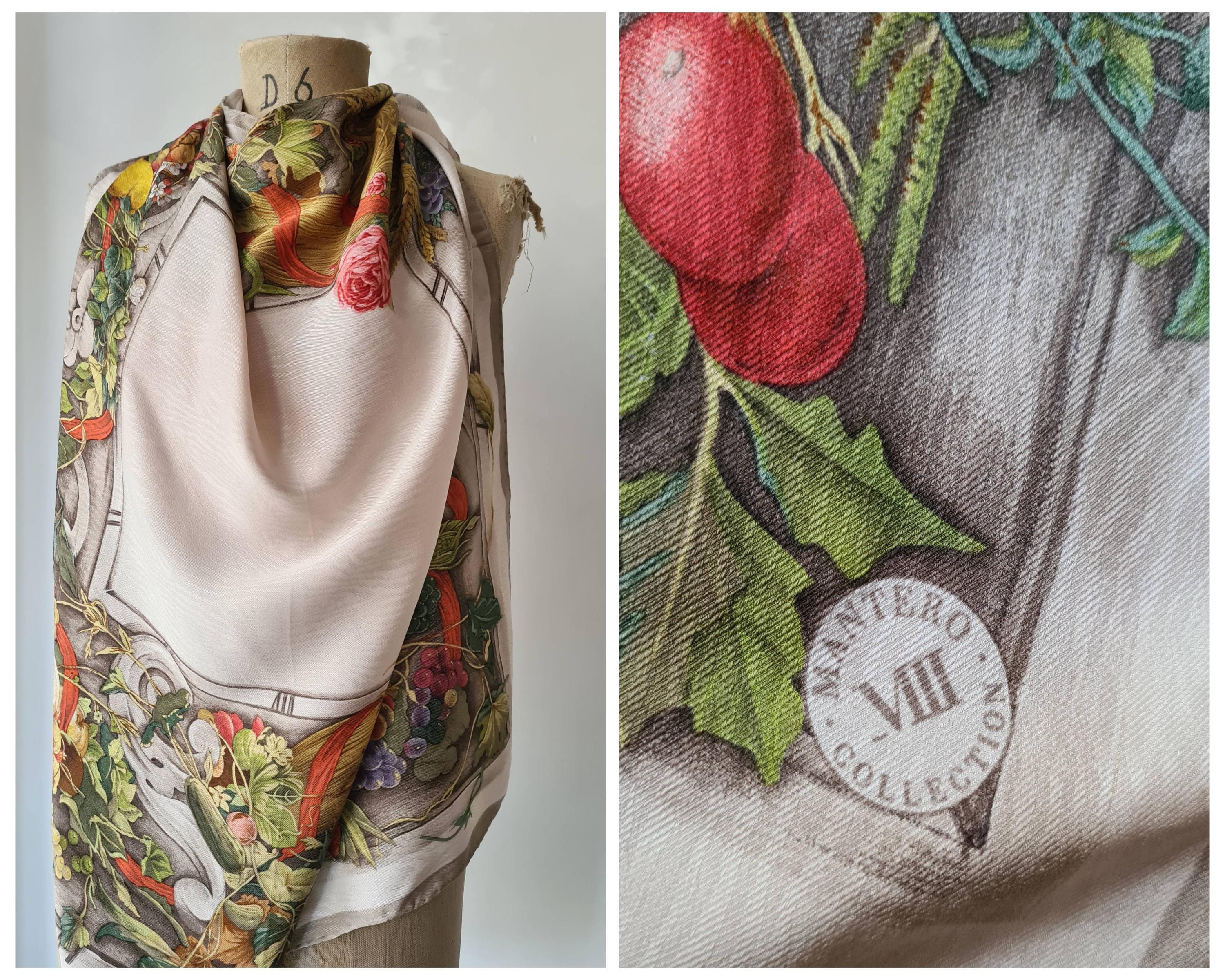 【新品未使用】MANTEROコレクション＊スカーフシルク100% イタリア製大判 Mantero scarf - Etsy 日本