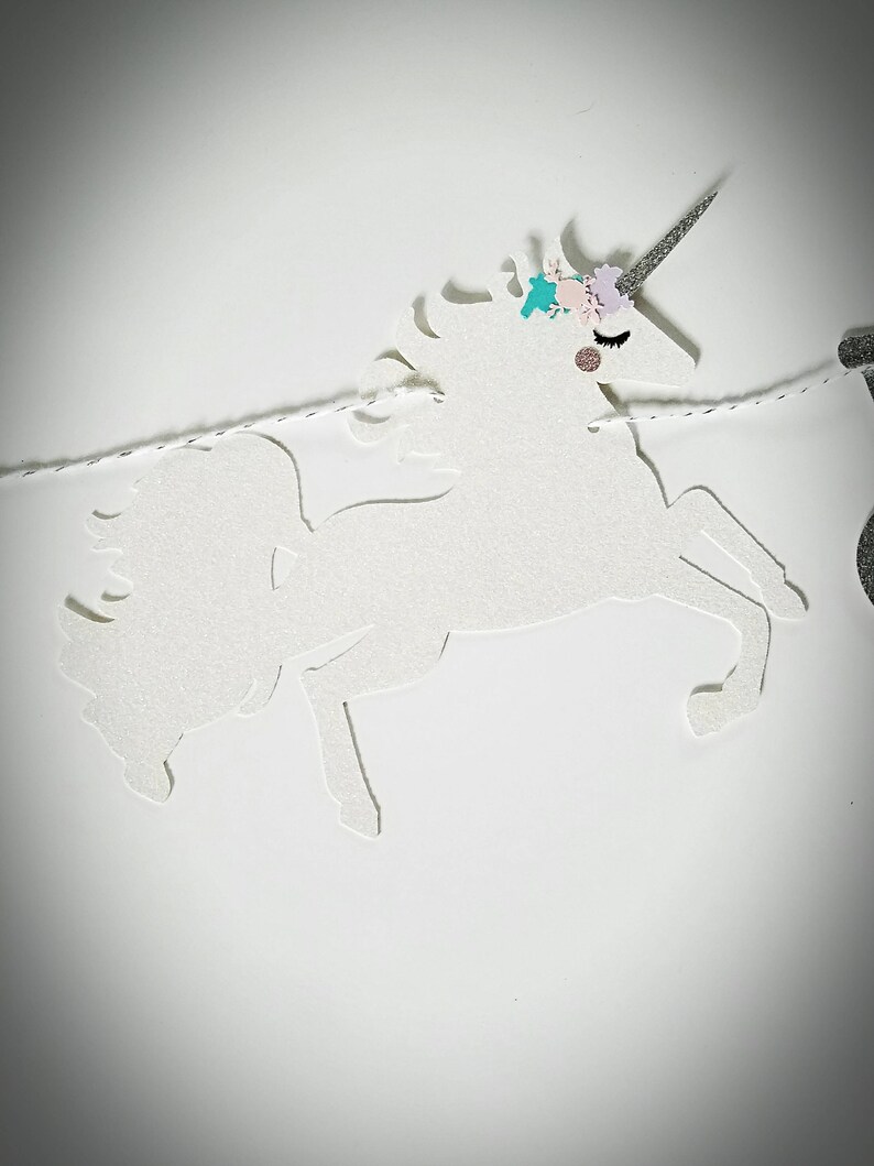 Unicorn Happy Birthday Banner