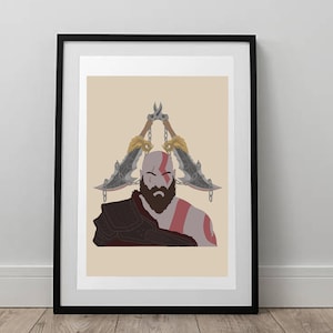 God of War Style Print Blades of Chaos Version