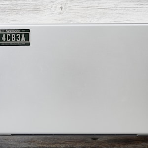 Vermont License Plate Sticker 4cb3a Inspired Waterproof Vinyl Sticker Indie Folk Sad Music Aesthetic image 10