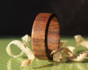 Bagues pour femmes et hommes en bois - bague en bois pour hommes et femmes - bijoux en bois faits à la main, bague en noyer