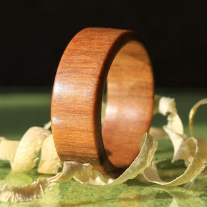 apple wood ring - handmade